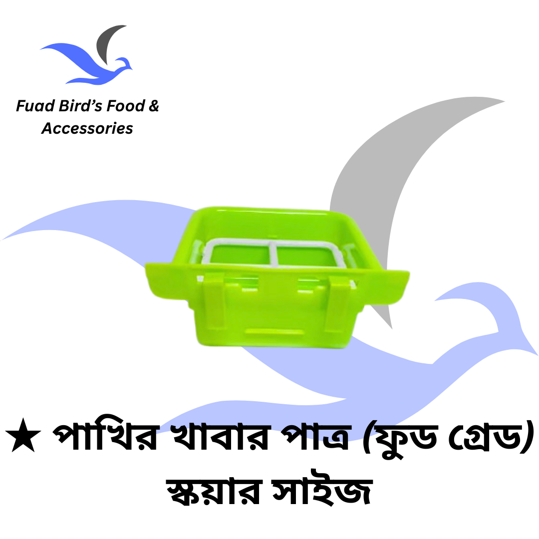🔰 Bird's Food Pot (Food Grade) Square Size_img_3