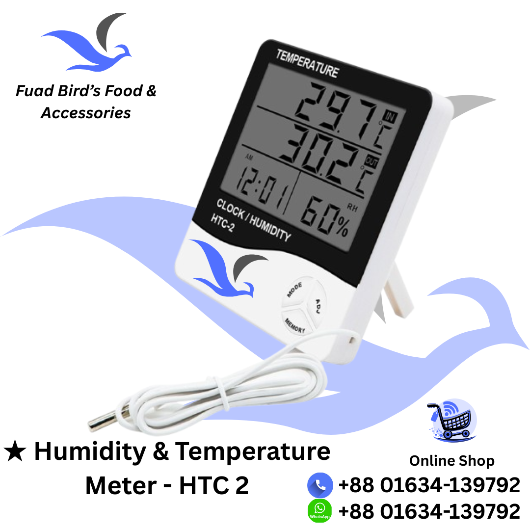 🔰 Humidity & Temperature Meter - HTC 2