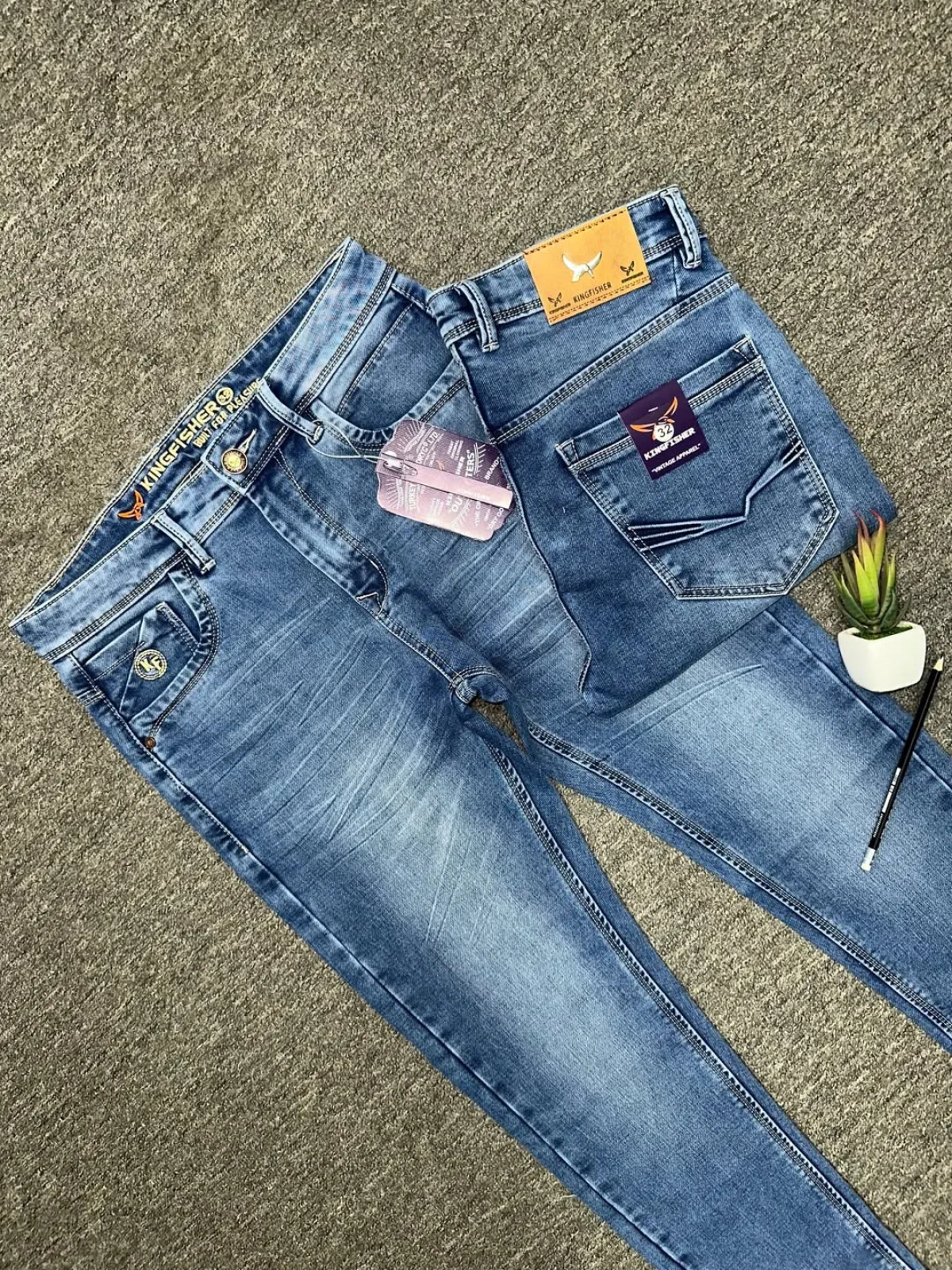 Kingfisher Premium Knit Denim Jeans Pant – স্টাইল ও কমফোর্টের পারফেক্ট কম্বিনেশন