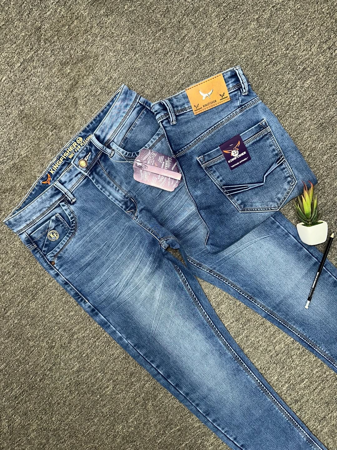 Kingfisher Premium Knit Denim Jeans Pant – স্টাইল ও কমফোর্টের পারফেক্ট কম্বিনেশন