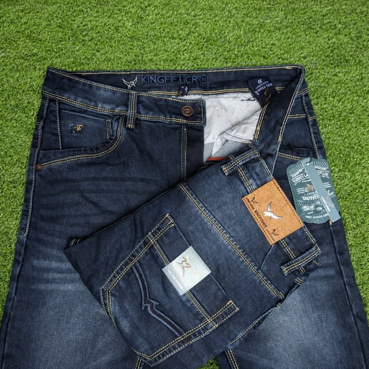 Kingfisher Knit Denim Pant – Premium Comfort Fit