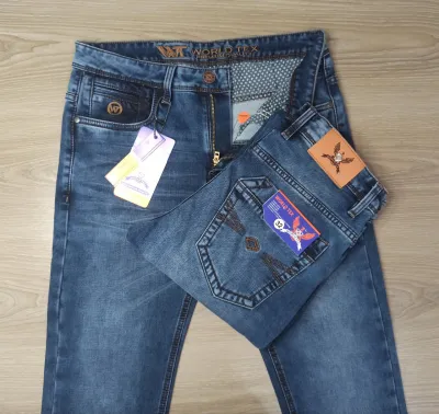World Tex Knit Denim Jean's Pant_img_1