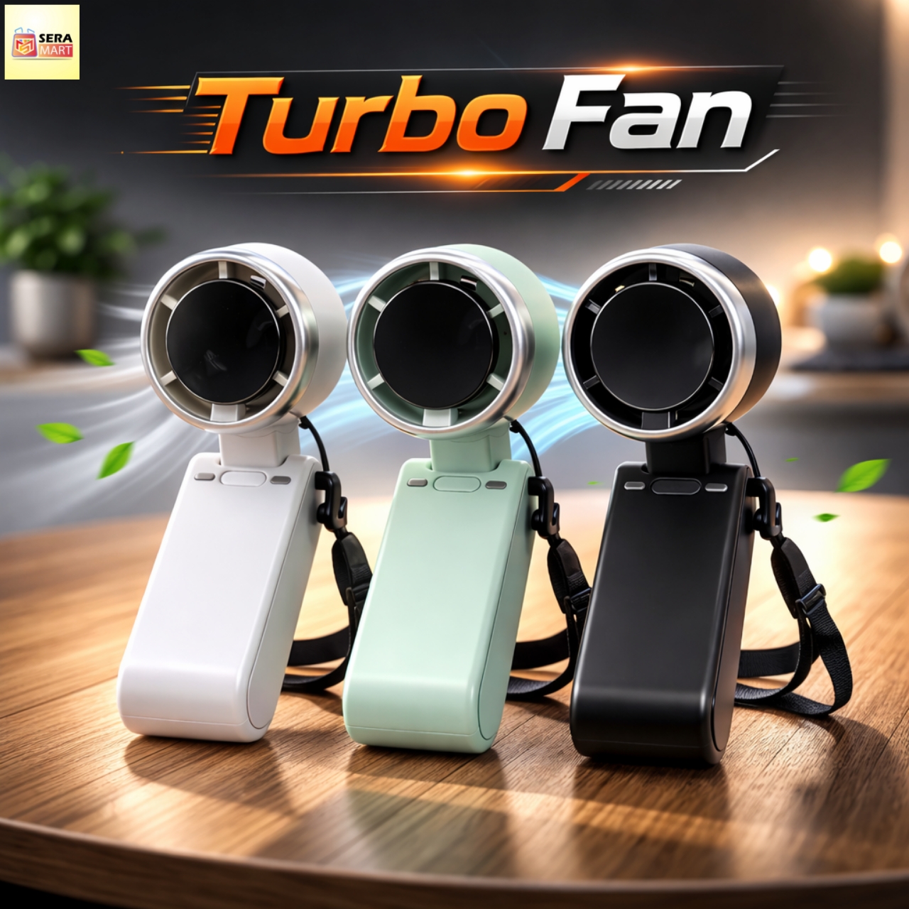টার্বো হ্যান্ডহেল্ড ফ্যান – Portable Cooling Solutions।
