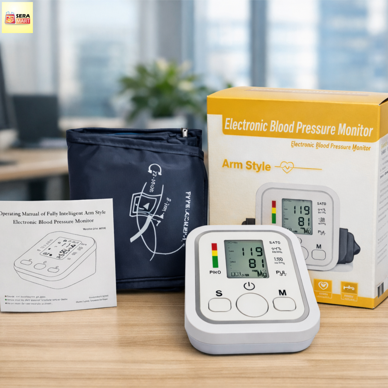 ডিজিটাল ব্লাড প্রেসার মনিটর (Electronic Blood Pressure Monitor)