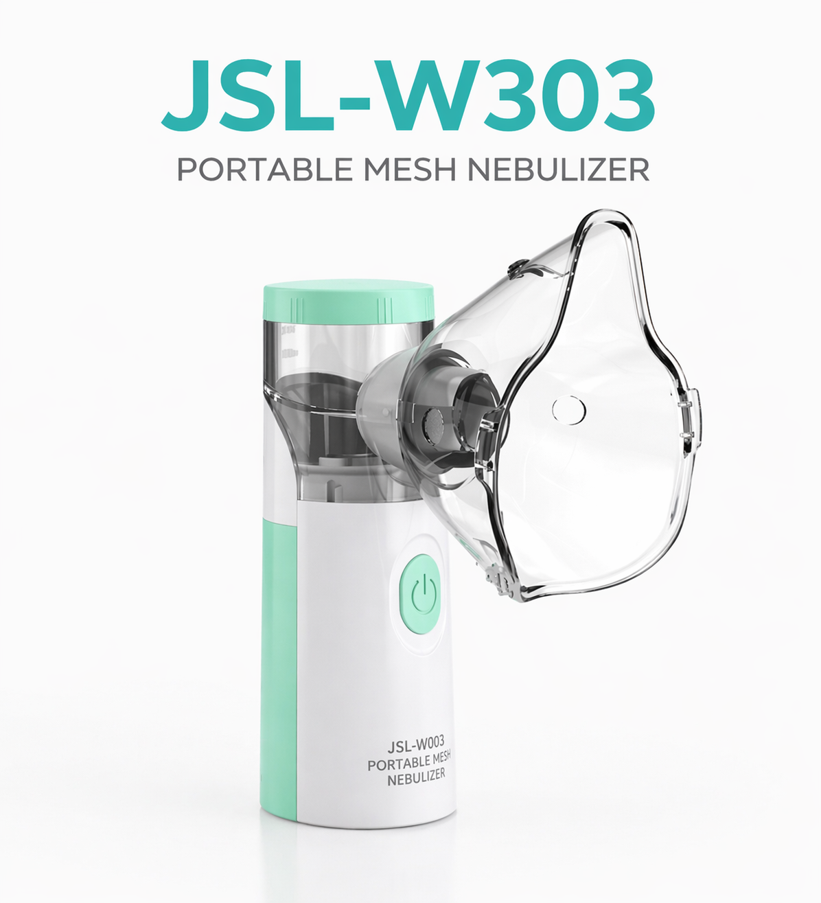 Jsl-w303 পোর্টেবল মেশ নেবুলাইজার + ডিজিটাল থার্মোমিটার ফ্রি🎉।