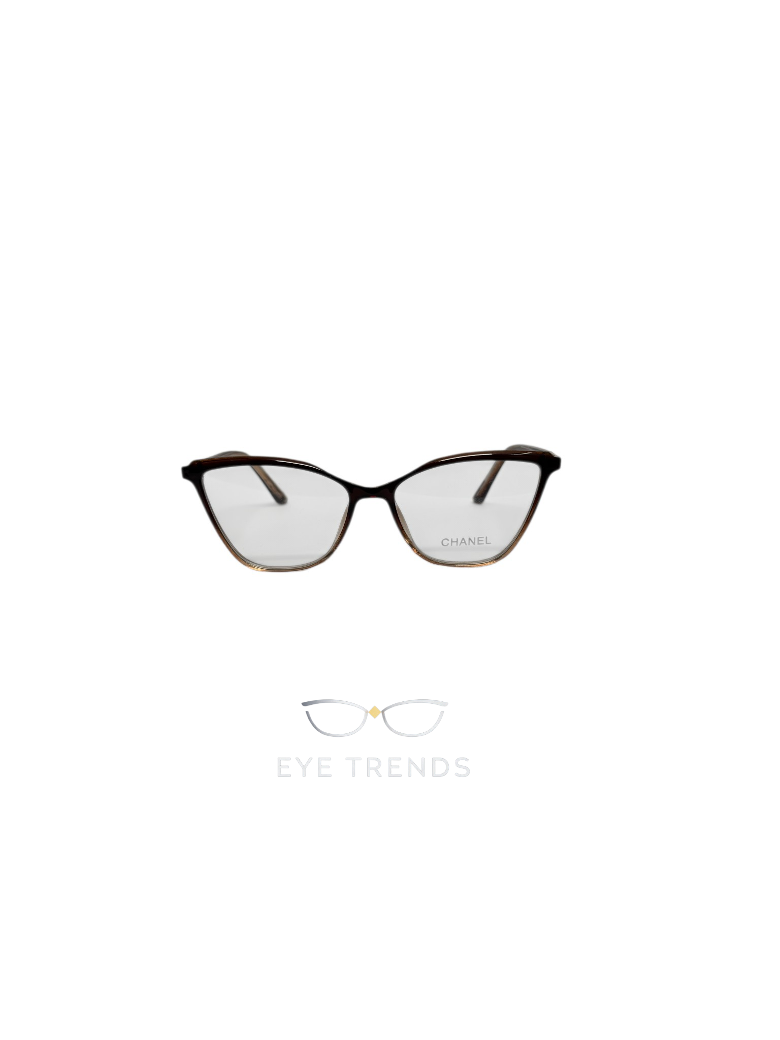 Chanel Brown Cats Eye Shape
