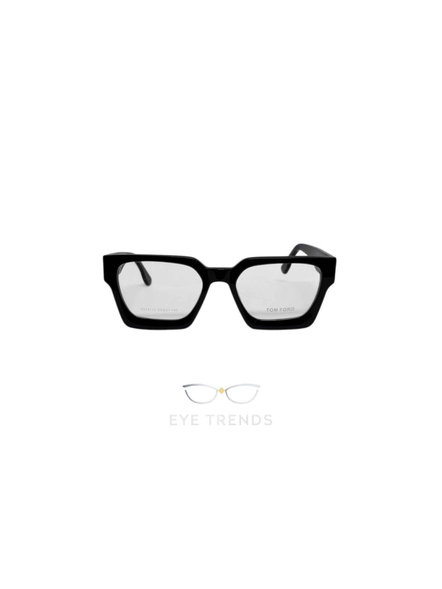Tom Ford Black Rectangular Shape Frame
