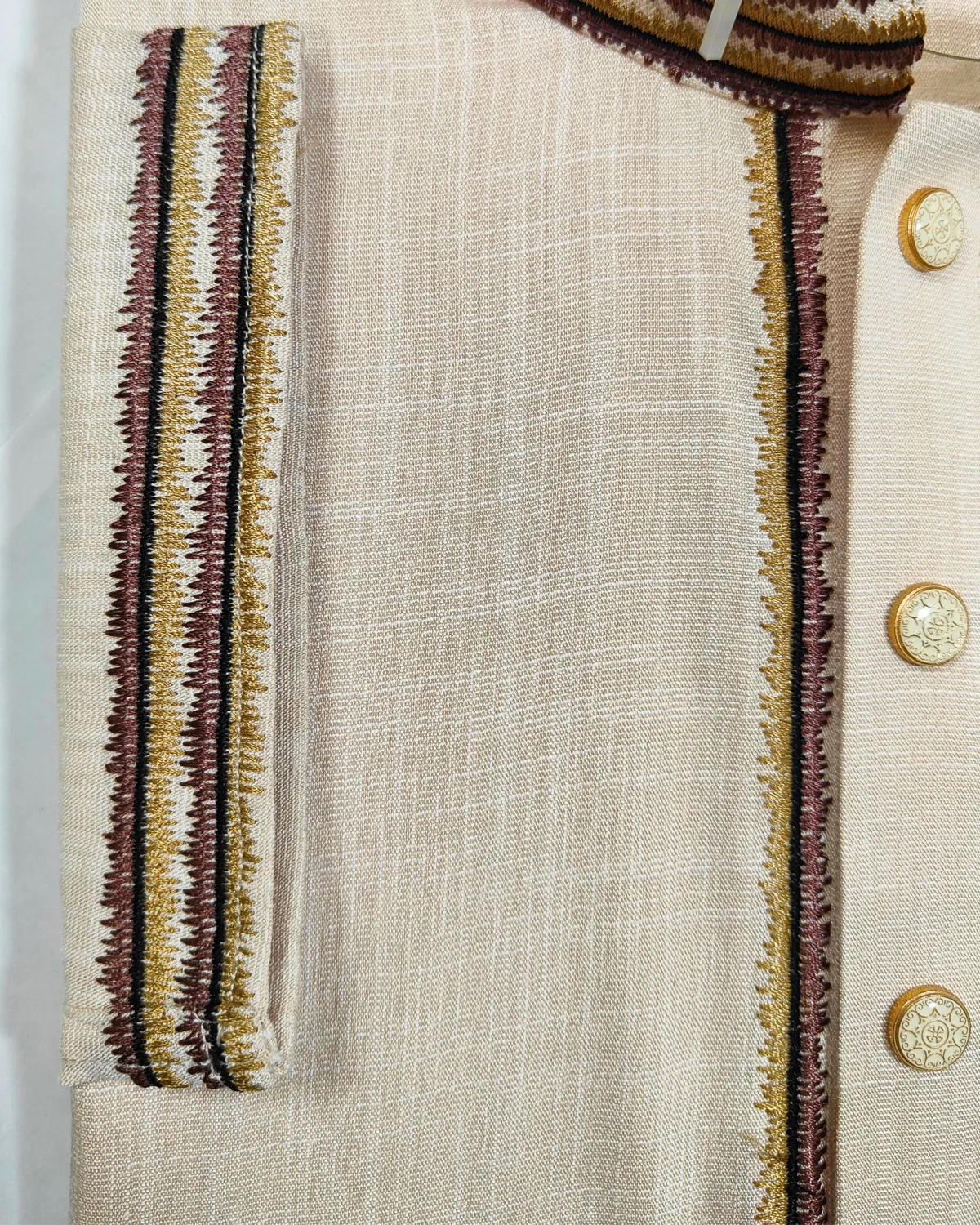 EVARRIO Elite Textured Panjabi – Royal Stripe Edition - Image 2