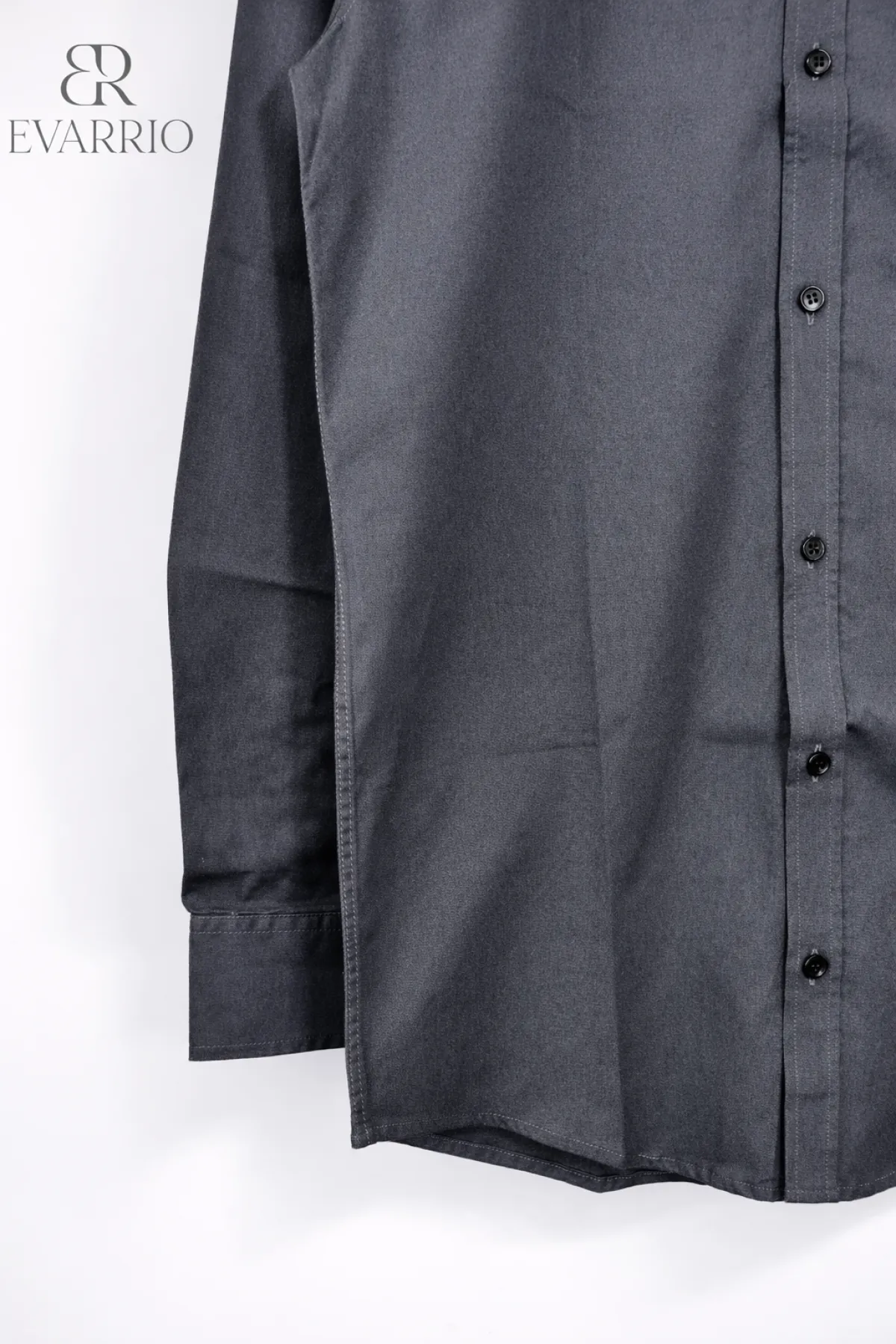 Evarrio "Graphite Elite" Signature Oxford Cotton Button-Down - Image 2