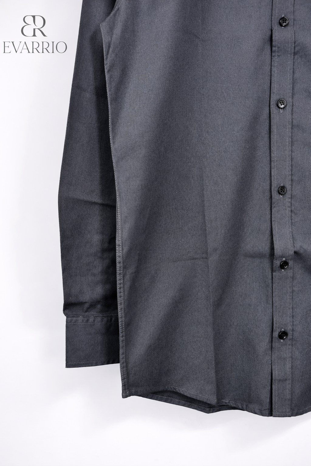 Evarrio "Graphite Elite" Signature Oxford Cotton Button-Down image 2