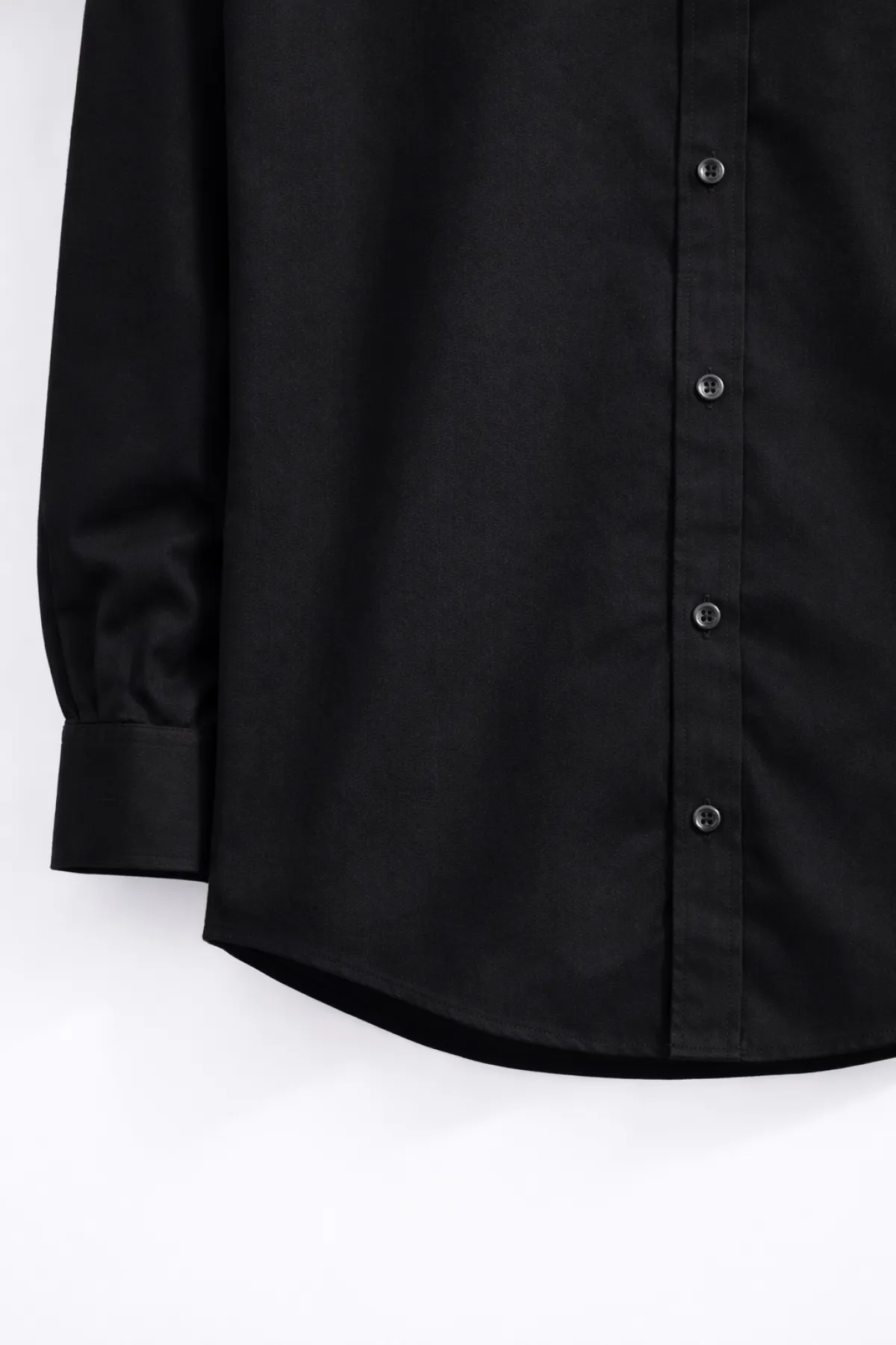 Evarrio "Solid black " Elite Fine Cotton Shirt - Image 2