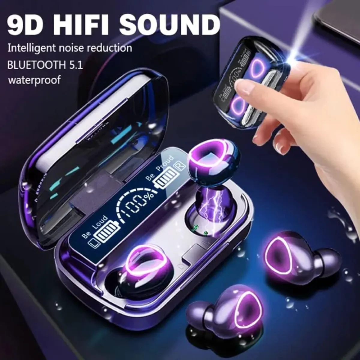 M10 Wireless Earbuds Bluetooth V5.1 TWS
