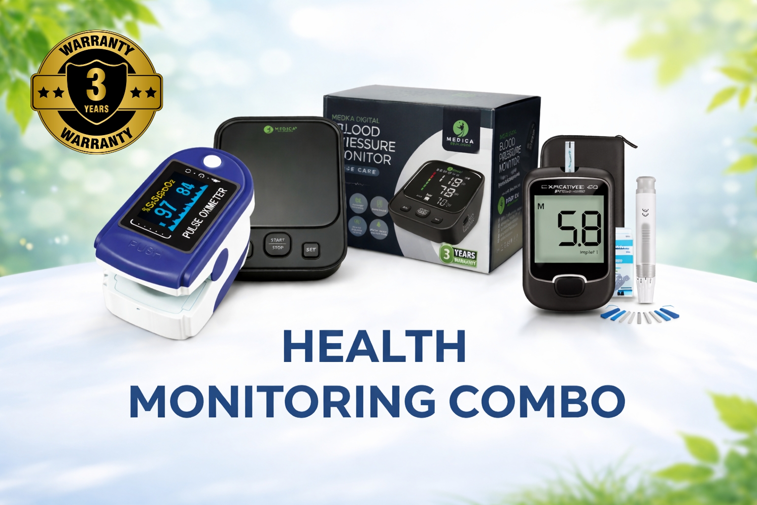 3 IN 1 Health Monitoring Combo