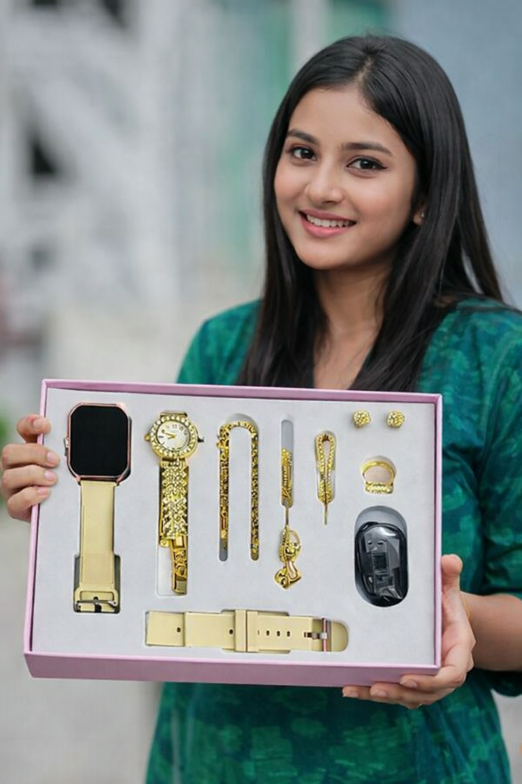 A58 Smartwatch & Jewelry Set