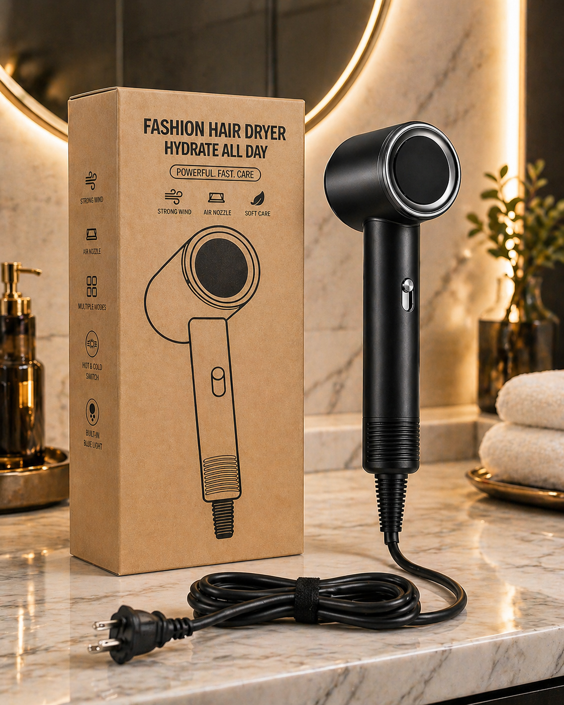 FASHION HAIR DRYER HYDRATE ALL DAY