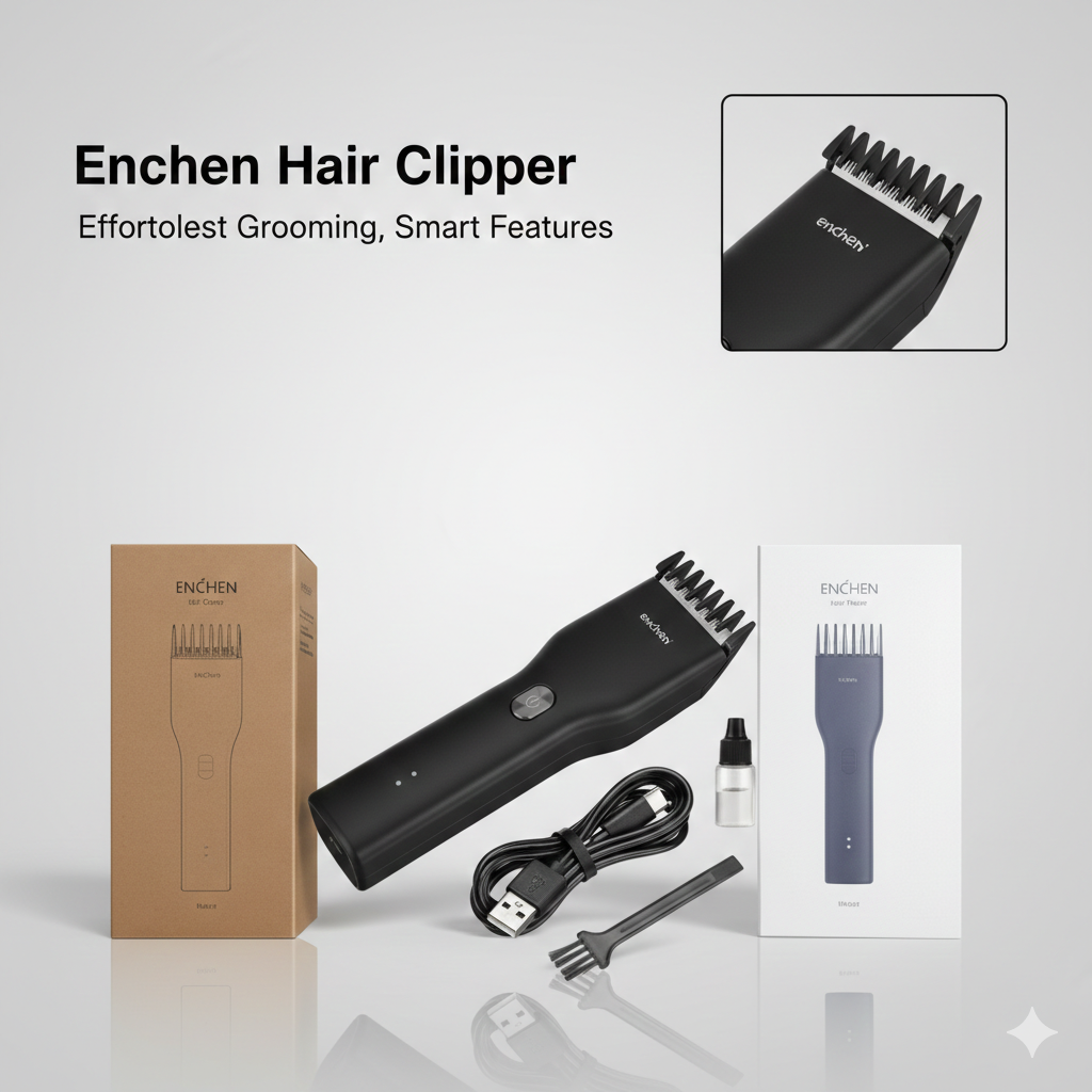 Xiaomi Mi Hair Clipper Enchen Boost – Black Color