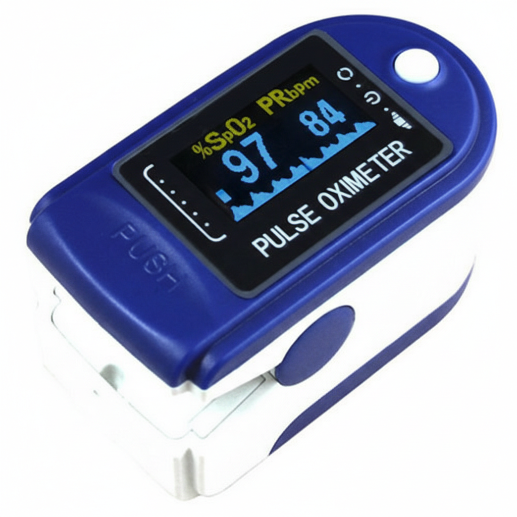 Fingertip CMS-50D Audible Pulse Oximeter
