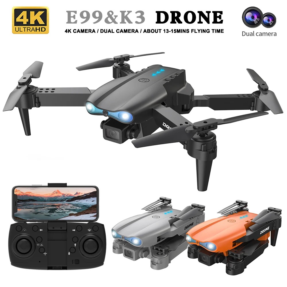 E99 K3 Pro FPV 4K Dual Camera Drone
