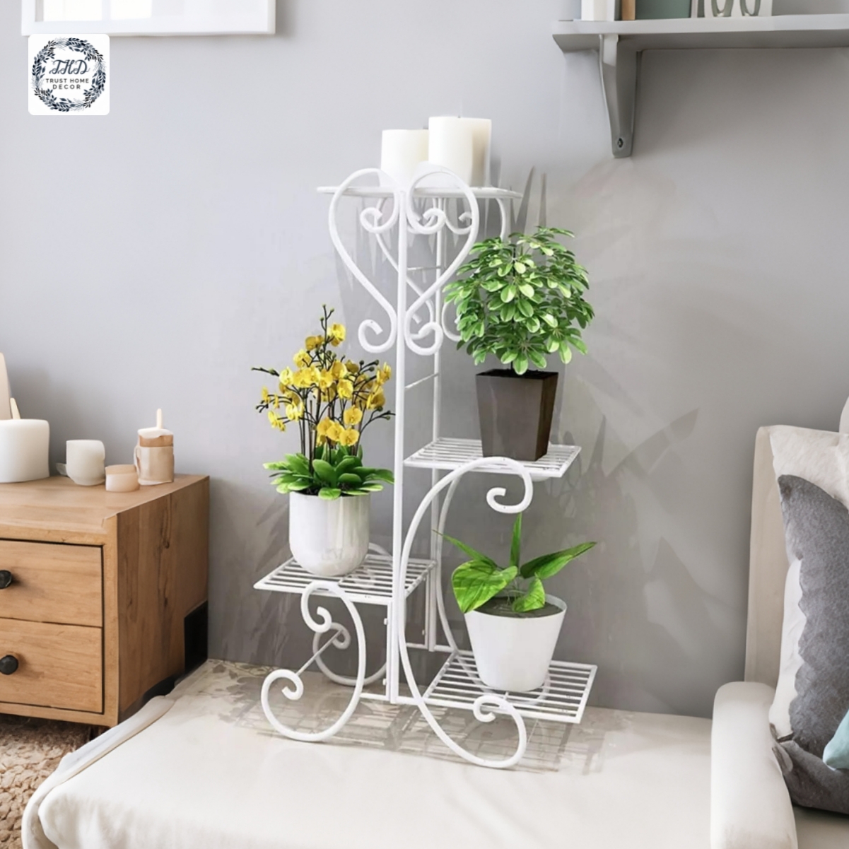 4-tier plant stand