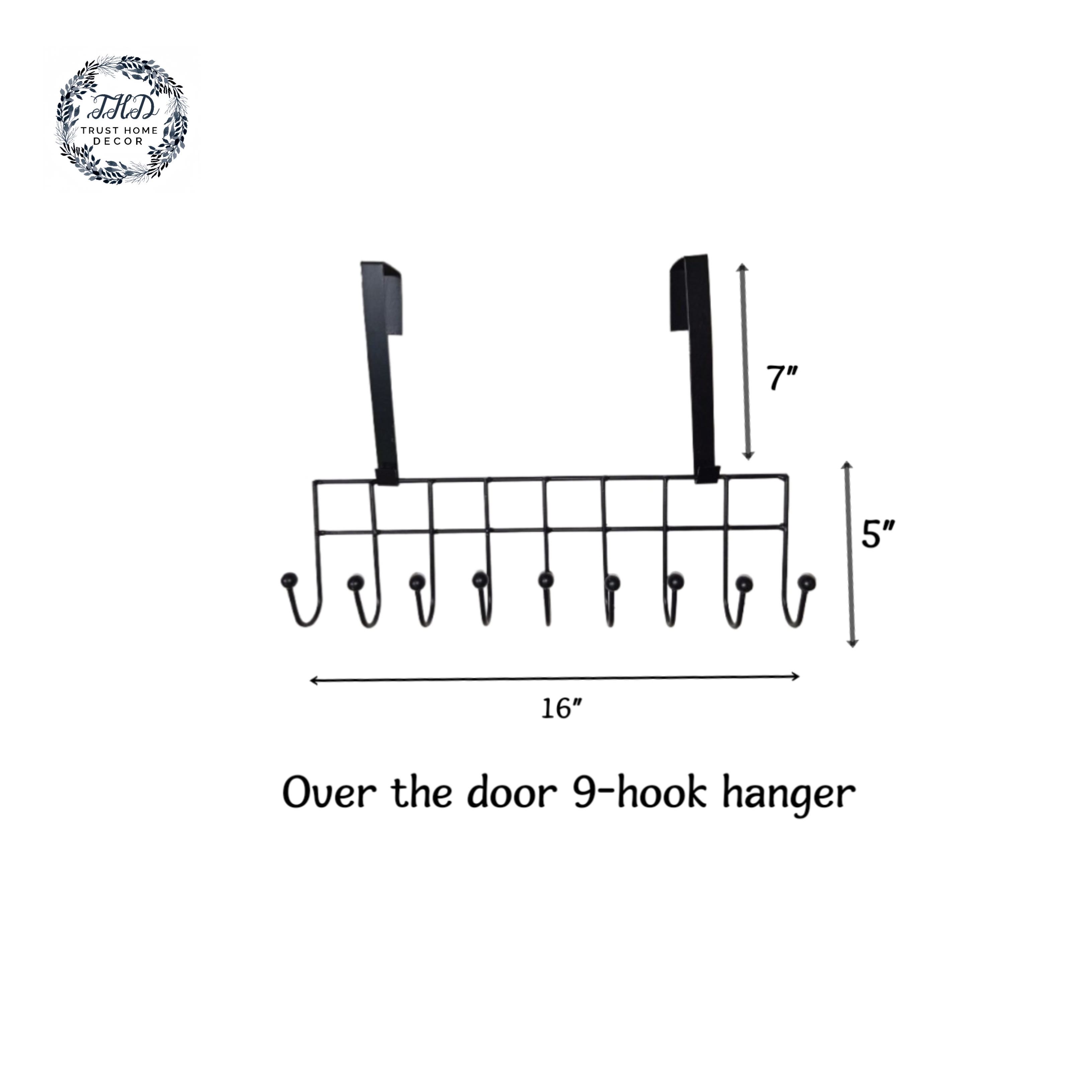 9-hook door hanger