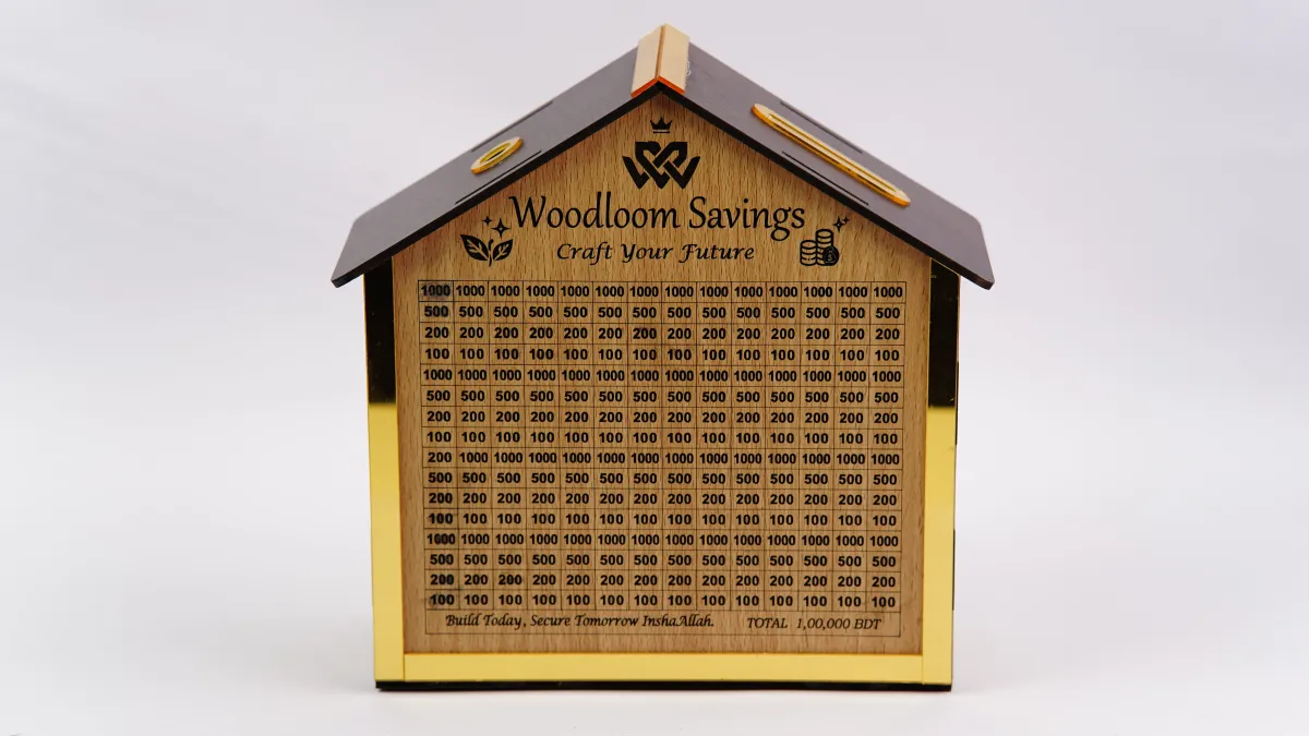 •	Dream House Saving Box – 1 Lakh🏠💰