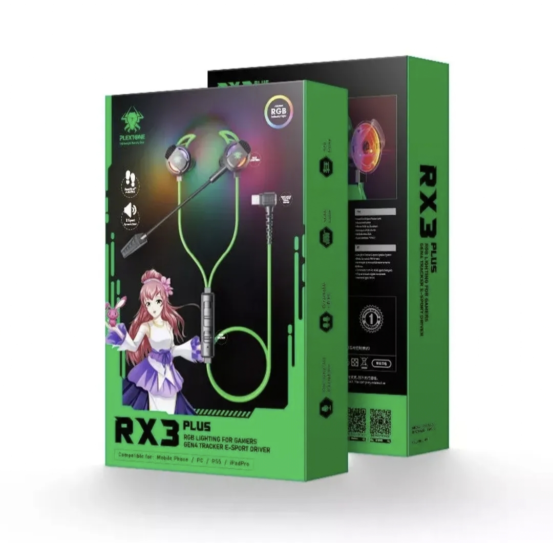 Plextone RX3 PLUS Wired Gaming Earphone