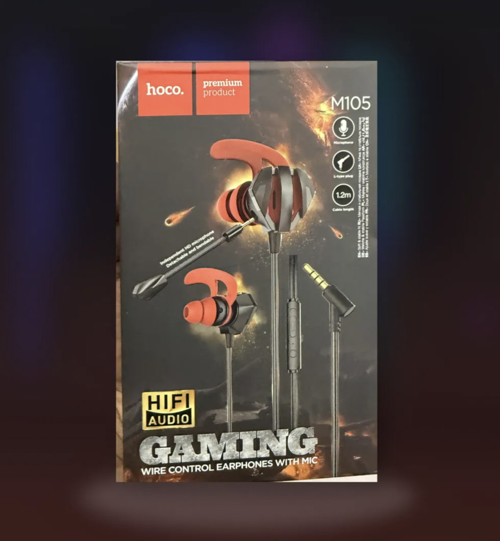 Hoco M105 Sharp, gaming earphones