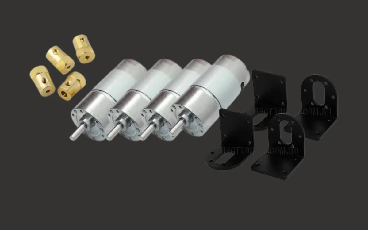 37GB 12V High Torque Gear Motor - 500 RPM *4 full set