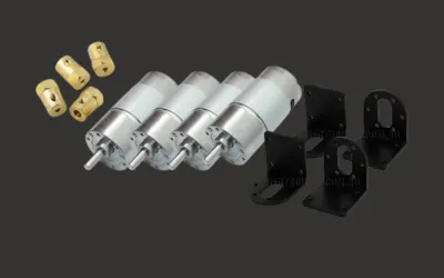 37GB 12V High Torque Gear Motor - 500 RPM *4 full set_img_0