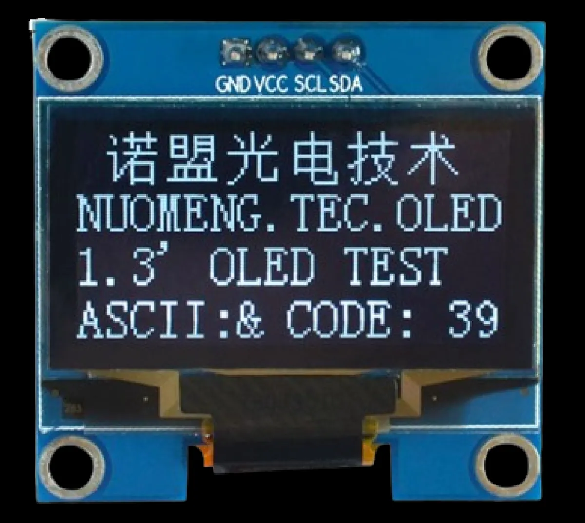 1.3 Inch I2C OLED Display Module 4pin- Blue