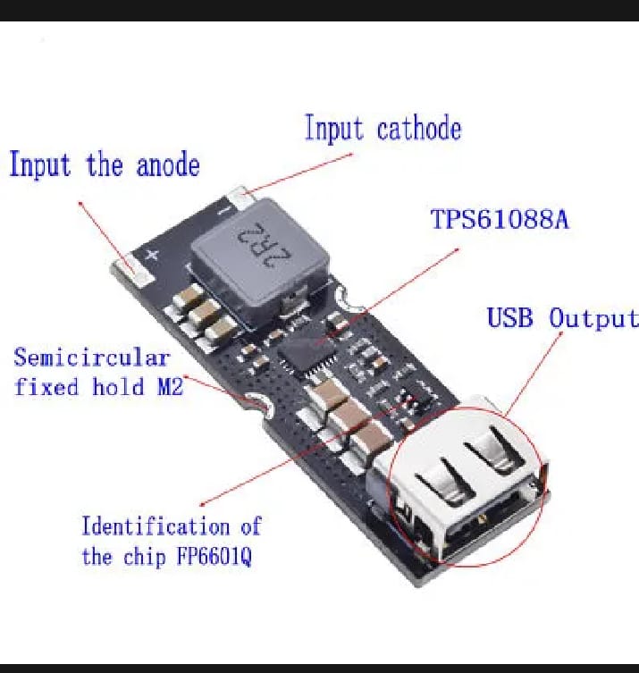Tps61088 module Powerbank circuit | Electric store bd
