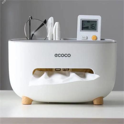 Ecoco Multifunctional Tissue Box Organize image 1