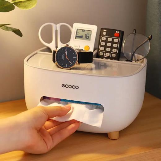 Ecoco Multifunctional Tissue Box Organize image 4