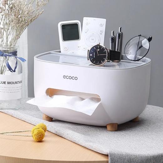 Ecoco Multifunctional Tissue Box Organize image 5