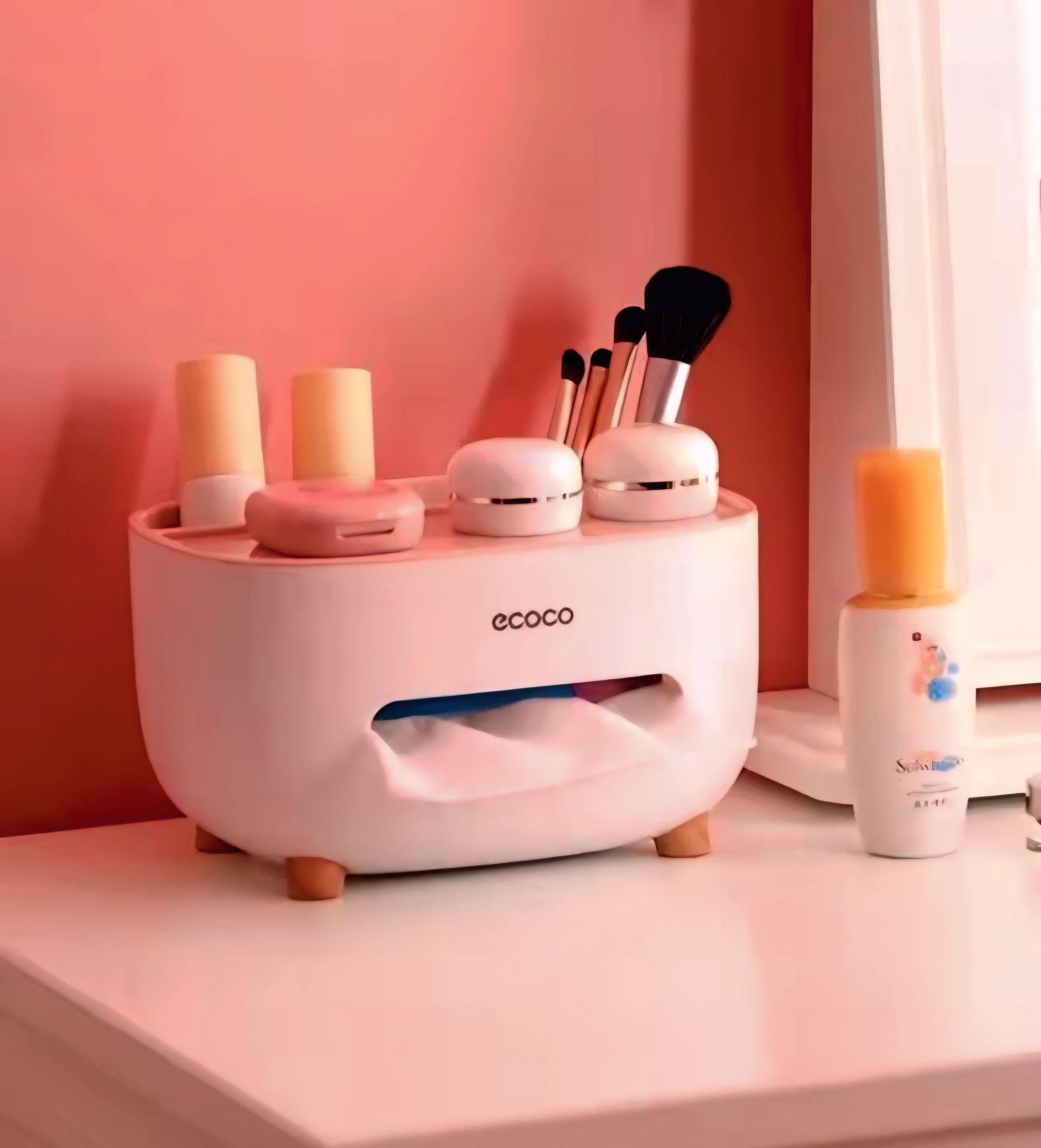 Ecoco Multifunctional Tissue Box Organize image 6