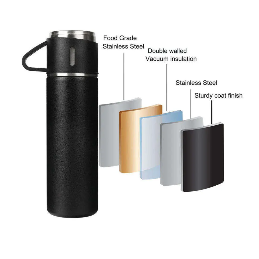 Vacuum Flask Set Drinking Water Bottle image 6