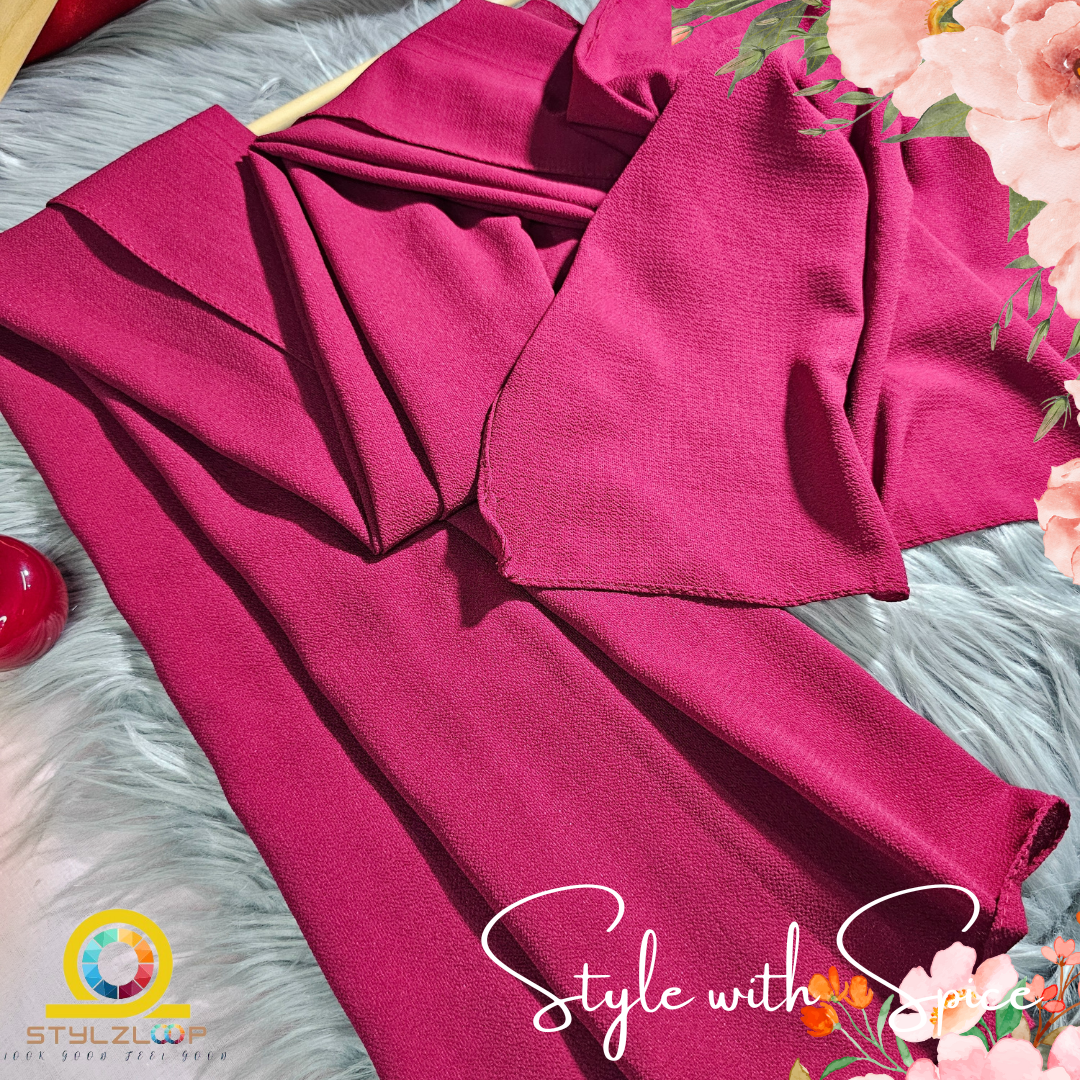 Chinigura Hijab (চিনি গুড়া হিজাব) | Premium Soft Georgette Fabric Ready-to-Wear Hijab | 81 × 30 Inch - Image 3
