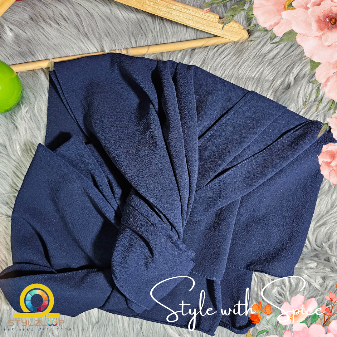 Chinigura Hijab (চিনি গুড়া হিজাব) | Premium Soft Georgette Fabric Ready-to-Wear Hijab | 81 × 30 Inch - Image 1
