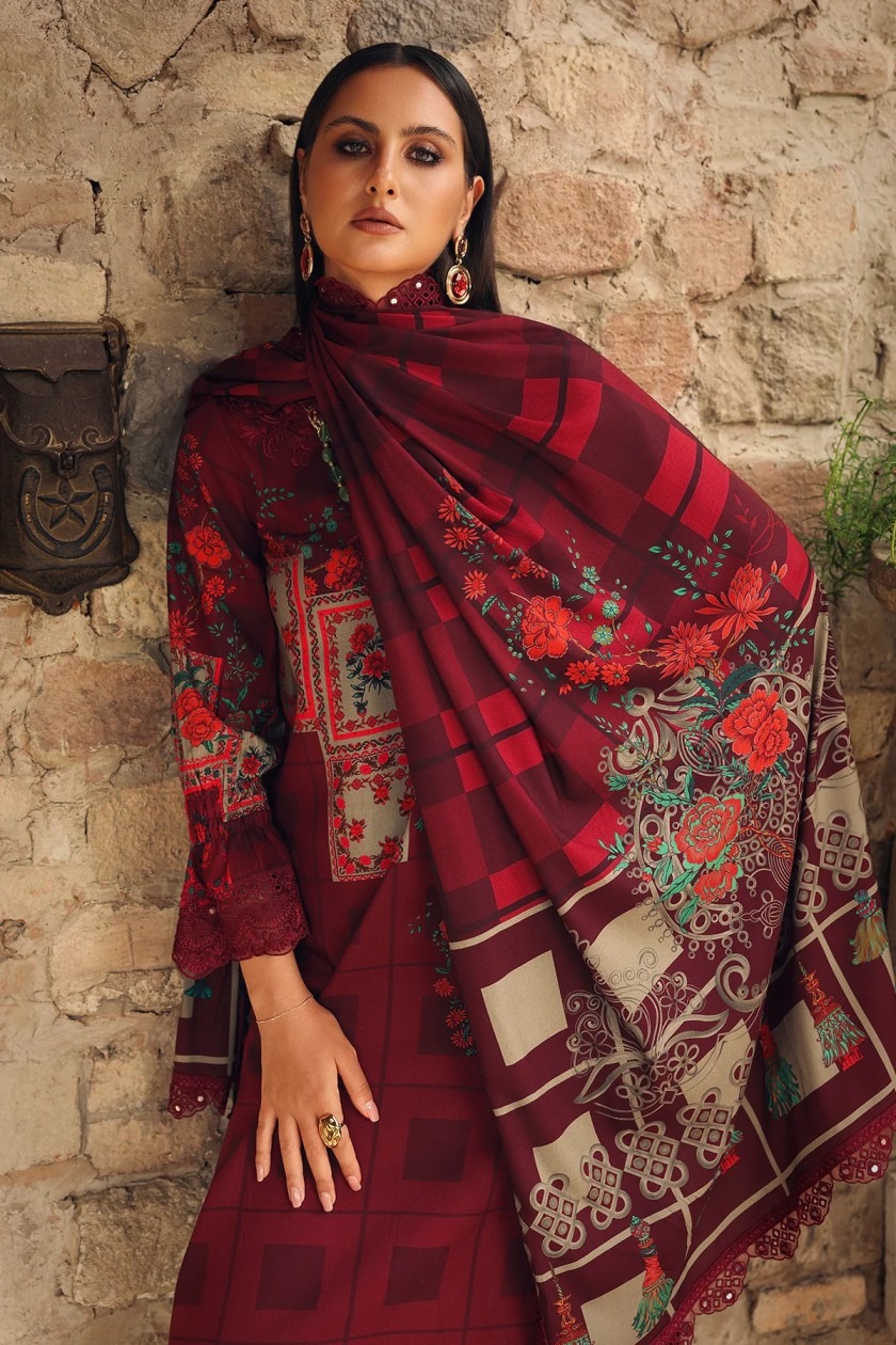 3-PC Pakistani Inspired Dori Cotton Premium Collection | 001 - Image 1