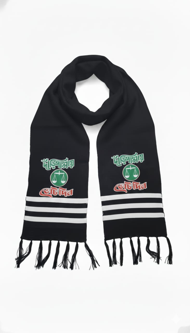 Jamat Muffler Black Print - Image 1