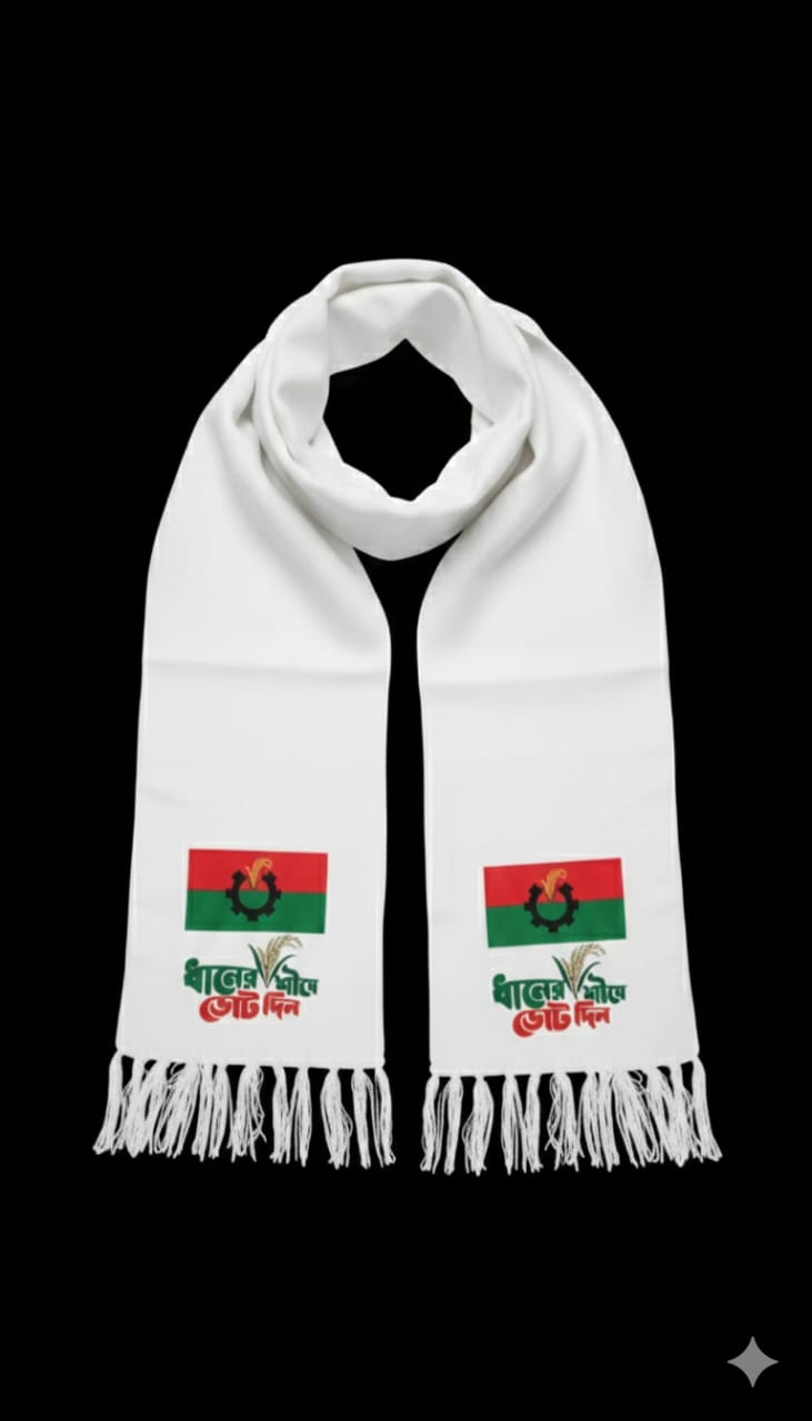 BNP Muffler White Print - Image 1