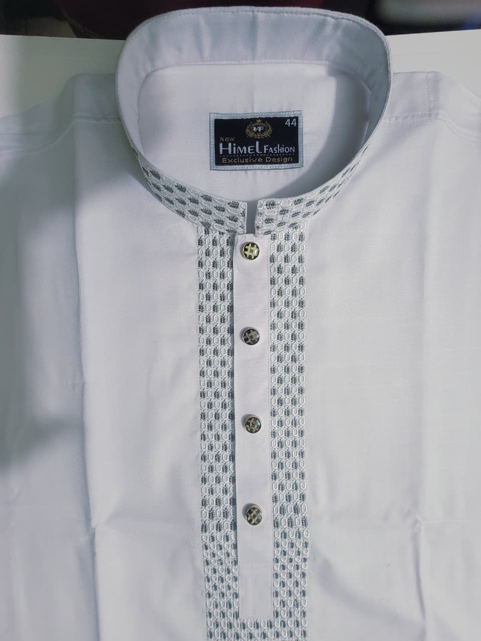 Panjabi White-05 - Image 2