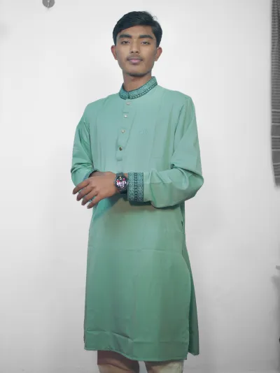 প্রিমিয়াম কোয়ালিটির ঈদ স্পেশাল পাঞ্জাবি... 🔸 পাওয়া যাচ্ছে মোট চারটি কালারে_img_14