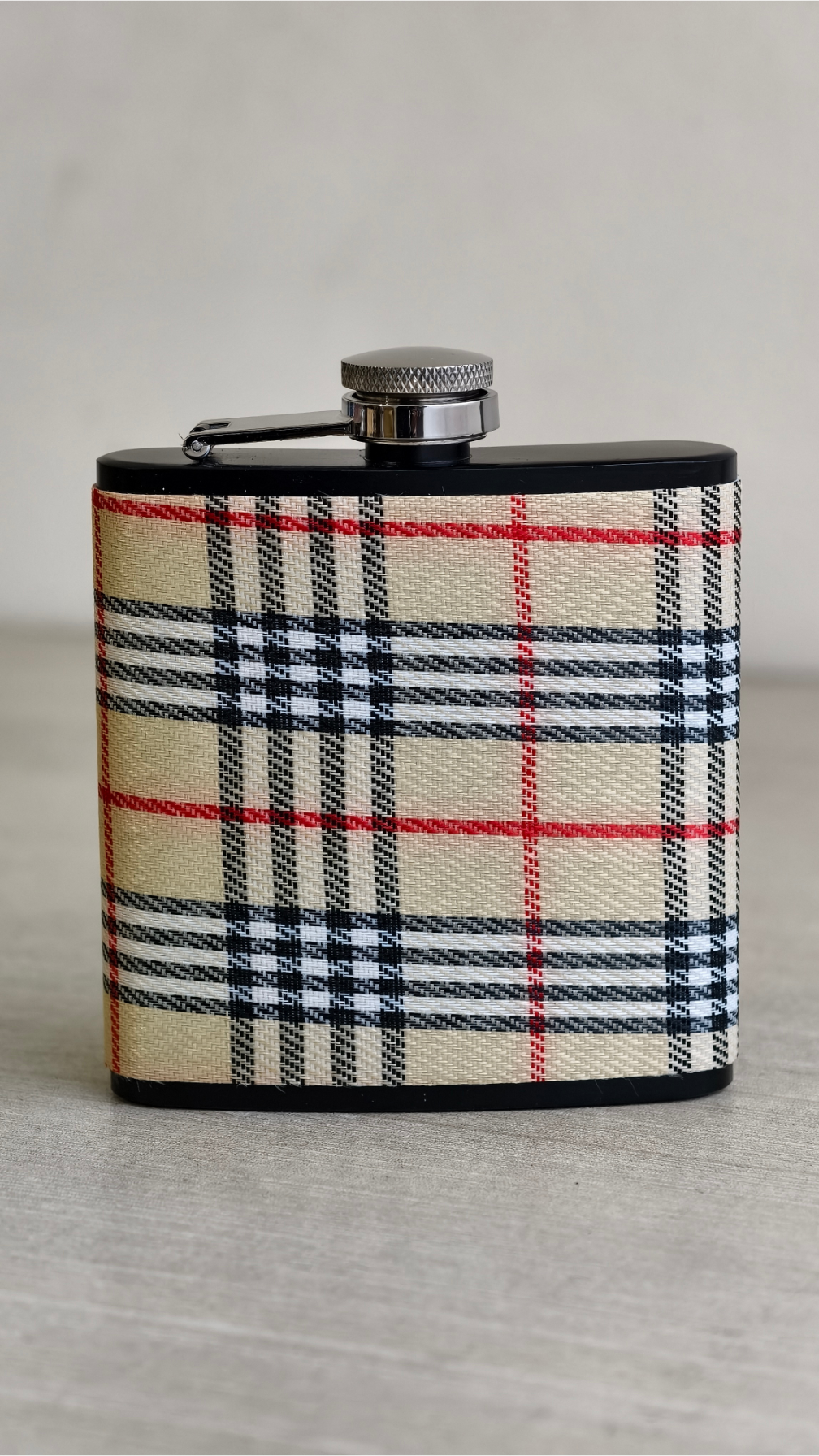 BURBERRY PATTERN HIP FLASK image 2