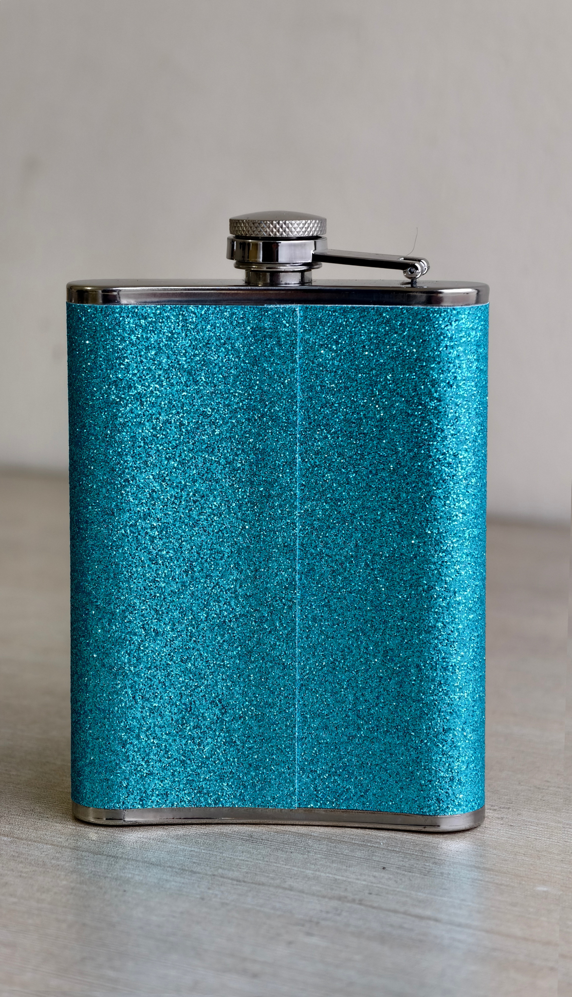BLUE GRIT HIP FLASK image 2