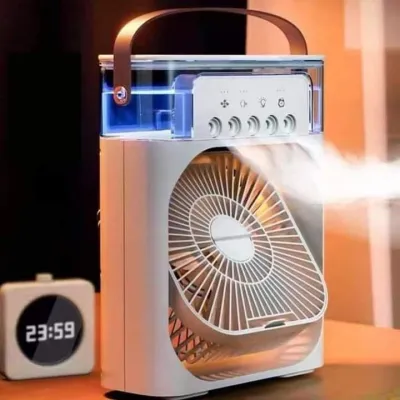 GearUP Air Cooler Fan With Mist Flow – White Color_img_1