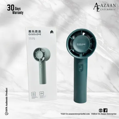 Xiaomi AISOLOVE F01 Handheld Turbo Fan (2000mAh Battery) – Green Color_img_5