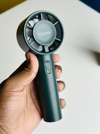 Xiaomi AISOLOVE F01 Handheld Turbo Fan (2000mAh Battery) – Green Color_img_1