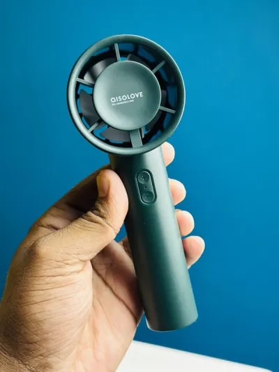 Xiaomi AISOLOVE F01 Handheld Turbo Fan (2000mAh Battery) – Green Color_img_0