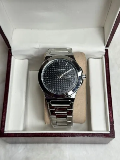 Universe Point Premium Silver Watch – Elegant & Classy Look!_img_0